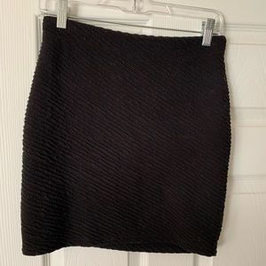 Black Free People Skirt